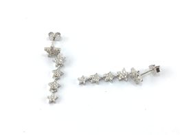 pendientes plata 925mm con circonita 