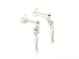 pendientes plata 925mm con circonita 