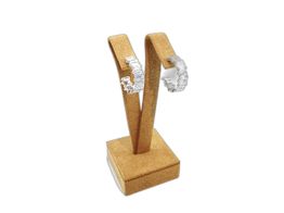 pendientes plata 925mm con circonita 