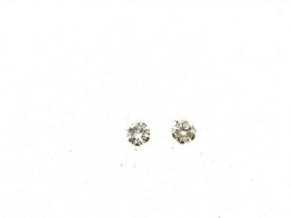 pendientes oro 18k con circonita 
