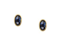brincos ouro 18k com pedra con circonita 