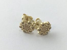 pendientes oro 18k 