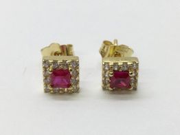 pendientes oro 18k 