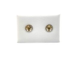 pendientes oro 18k con circonita 