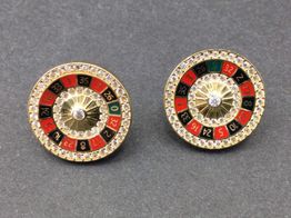 pendientes oro 18k con circonita 
