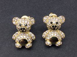 pendientes oro 18k con circonita 