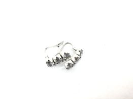 pendientes oro 18k con circonita 