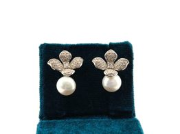 pendientes plata 925mm con circonita 
