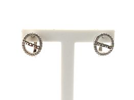 pendientes plata 925mm con circonita 