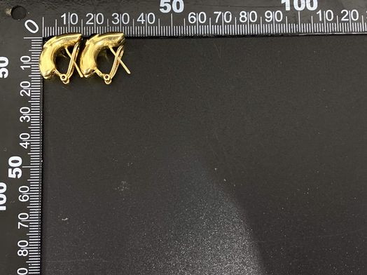 pendientes oro 18k con circonita 