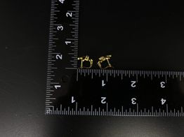 pendientes oro 18k con circonita 