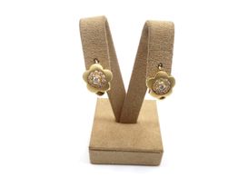 pendientes oro 18k con circonita 