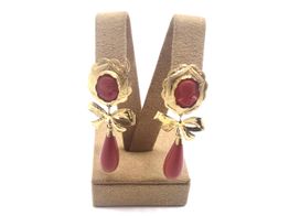 pendientes oro 18k con circonita 