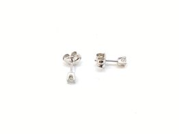 brincos ouro 14k com pedra con diamante 