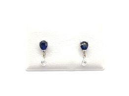Sortija Oro 18k Con Diamante,zafiro
