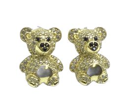 pendientes oro 18k con circonita 