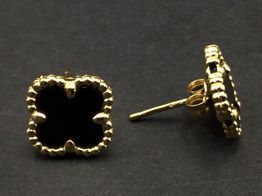 pendientes oro 18k con circonita 