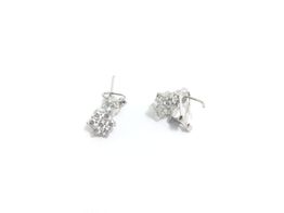 pendientes oro 18k con circonita 