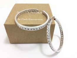 pendientes oro 18k con circonita 