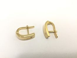pendientes oro 18k con generico 