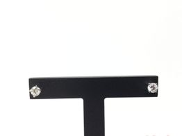 pendientes oro 18k con diamante de laboratorio 