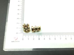 pendientes oro 18k con circonita 