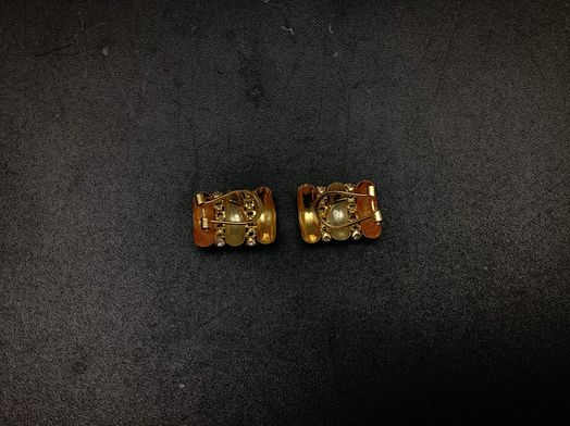 pendientes oro 18k con circonita 