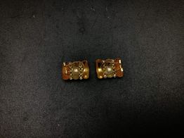 pendientes oro 18k con circonita 