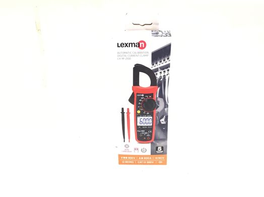 pinça amperimétrica lexman lx-m-2100