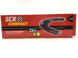 pista slot scalextric compact set curva peraltada