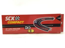 pista slot scalextric compact set curva peraltada