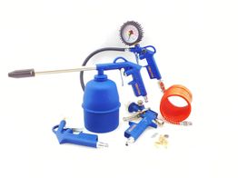 pistola de pintar dexter kit accesorios compresor aire 5 piezas