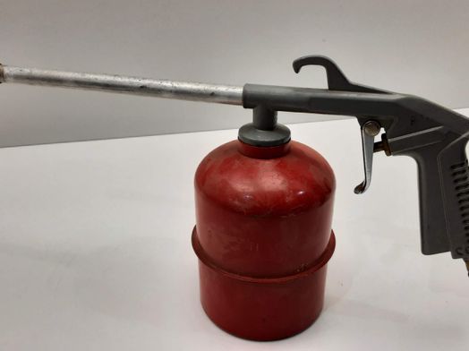 pistola de pintar generica roja gris