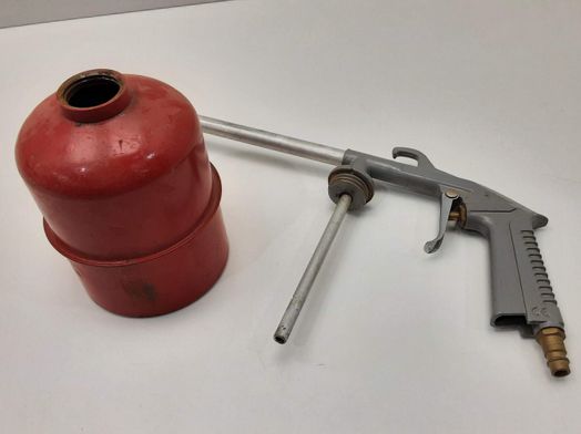 pistola de pintar generica roja gris