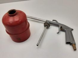 pistola de pintar generica roja gris