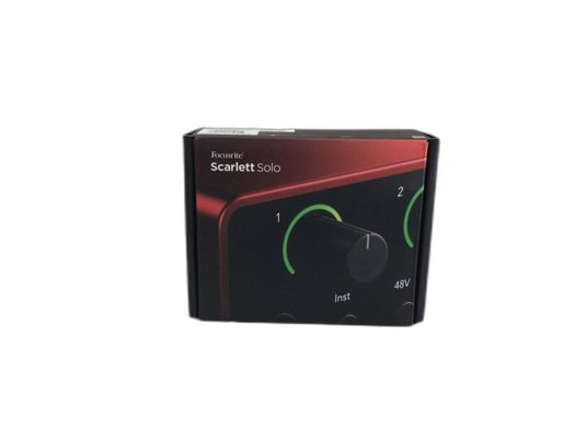 tarjeta interface focusritte scarlett solo 4 gen