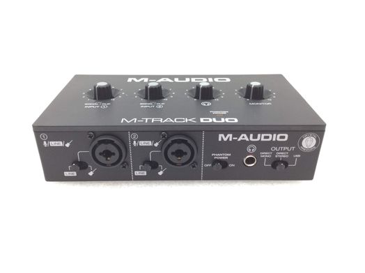 tarjeta interface m-audio m-track duo
