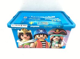 playmobil airgamboys playmobil caja ordenacion + cajita comprtimientos