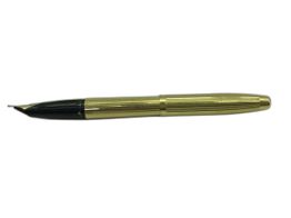 pluma estilografica alta gama sheaffer gold chapado