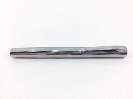 pluma estilografica alta gama waterman plateada