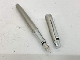 pluma estilografica lamy plateado embolo