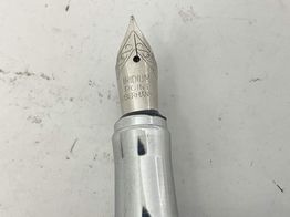 pluma estilografica lamy plateado embolo