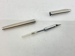pluma estilografica lamy plateado embolo