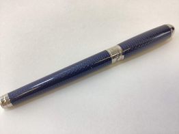 caneta tinta permanente dupont line d blue