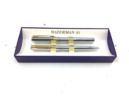 pluma estilografica waterman juego boligrafo y pluma