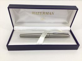 pluma estilografica waterman metal