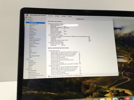 portatil apple apple macbook air core i5 1.6 13 retina true tone (2019) (a1932)