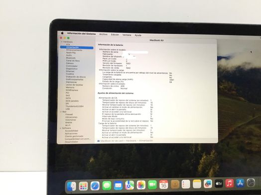 portatil apple apple macbook air core i5 1.6 13 retina true tone (2019) (a1932)