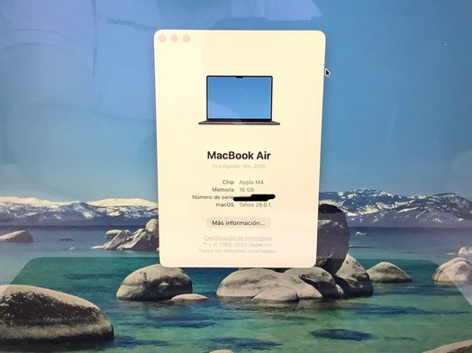 portatil apple apple macbook air m4 10-core 4.4 15 (10gpu) (2025) (a3241)