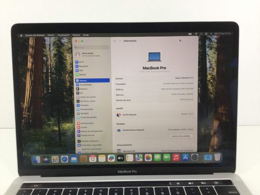 portatil apple apple macbook pro core i5 1.4 13 touchbar (2019) (a2159)